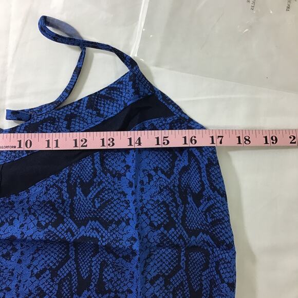PJ SALVAGE Blue snake print Pajama Sleepwear Pullover Cami Tank Top NWT B157 - Picture 4 of 5